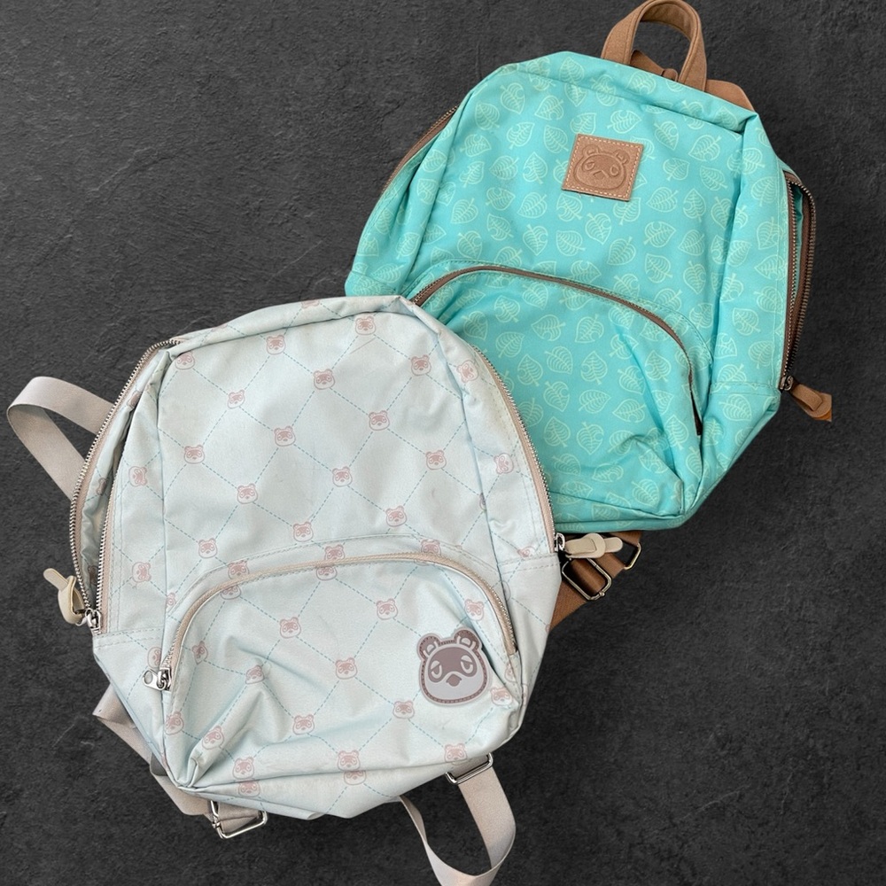 Set of 2 Animal Crossing Mini Backpacks